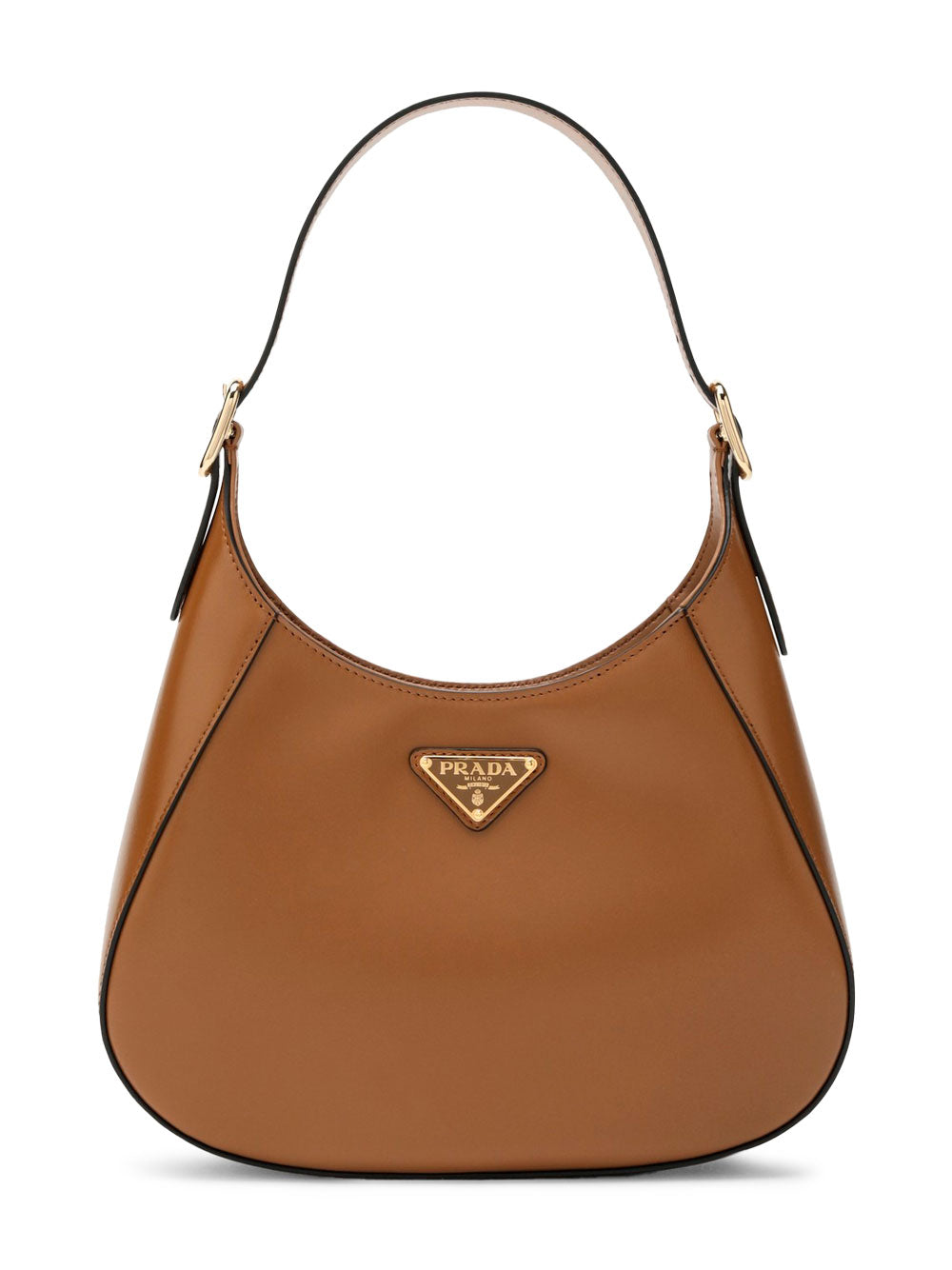 PRADA Elegant Hobo Handbag (W 26 x H 17 x D 4 cm)