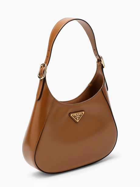 PRADA Elegant Hobo Handbag (W 26 x H 17 x D 4 cm)