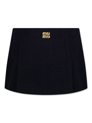 MIUMIU Chic Mini Tweed Skirt for Men