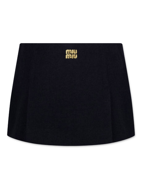 MIUMIU Chic Mini Tweed Skirt for Men