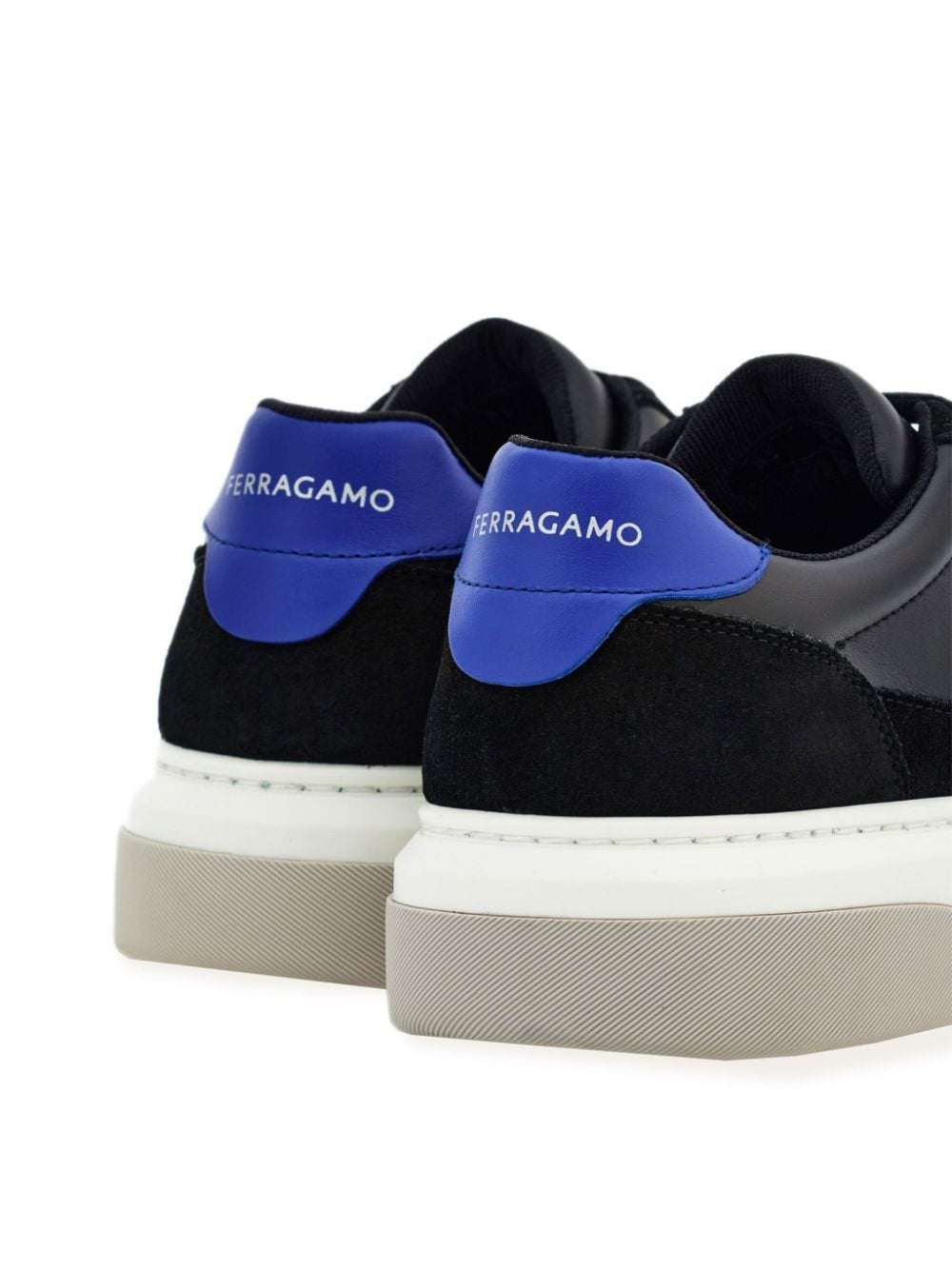 Ferragamo Low Top Sneaker with Gancini Hook Outline for Women