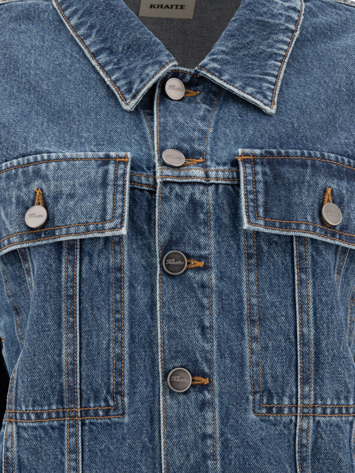 KHAITE Light Blue Denim Jacket for Women