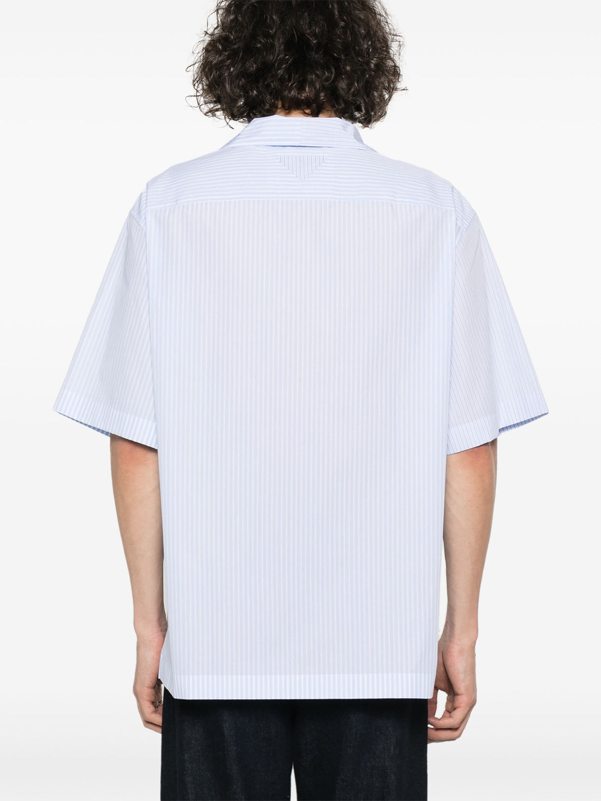 PRADA Striped Short Sleeve Shirt