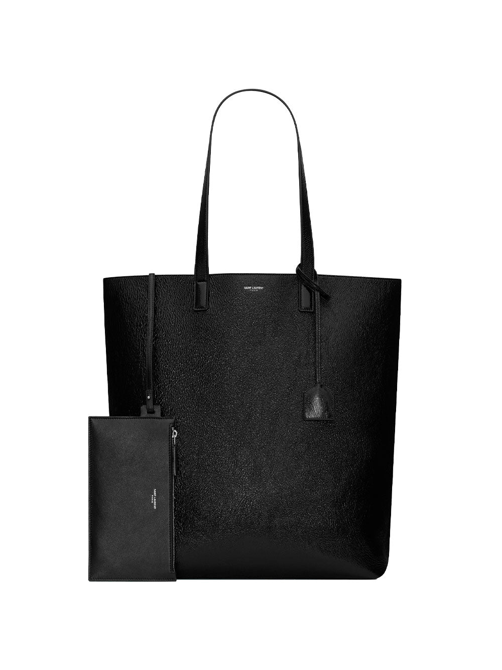 SAINT LAURENT PARIS Bold Shopping Tote Bag - 34/42 W x 39.5 H x 14 D cm