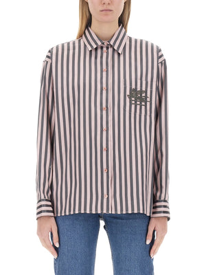 ETRO Oversized Logo Shirt - Size 42 IT