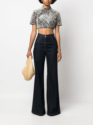 ETRO Fashionable Cropped Top for Women - Mini Fit