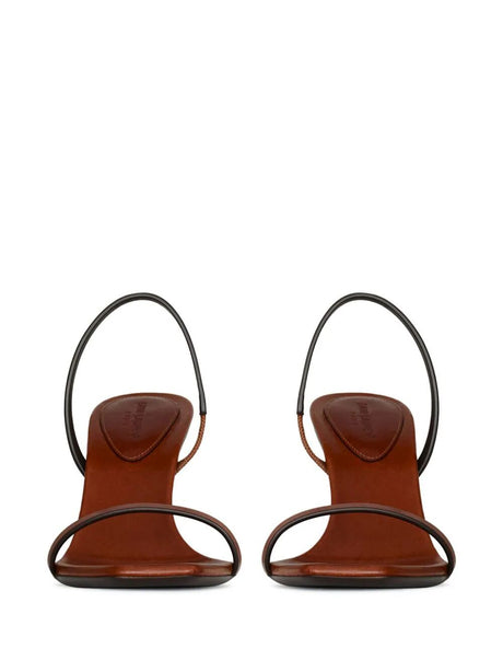 SAINT LAURENT PARIS Men's Leather Sandals - OPYUM 85 Design