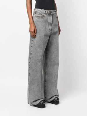 ETRO High-Waisted Wide Leg Jeans