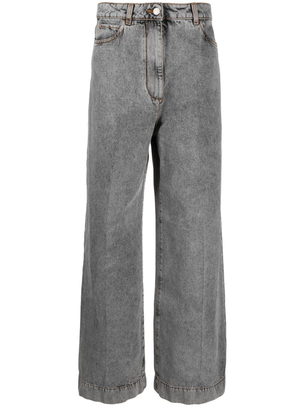 ETRO High-Waisted Wide Leg Jeans