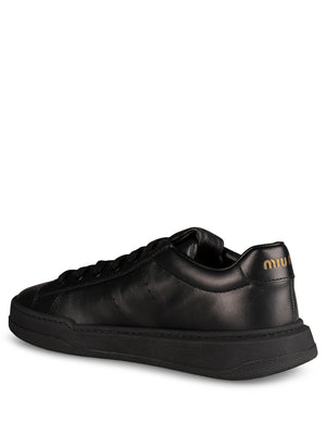 MIUMIU Leather Sneakers for Men - FW24 Collection