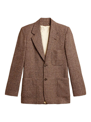 GOLDEN GOOSE Chic Houndstooth Blazer for Women