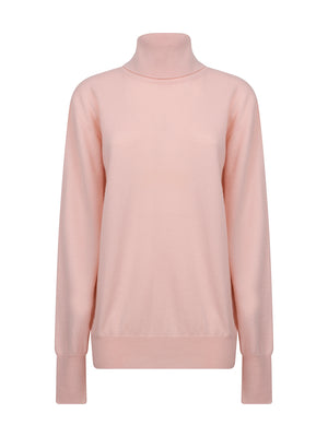 JIL SANDER High-Quality Cashmere Turtleneck Sweater