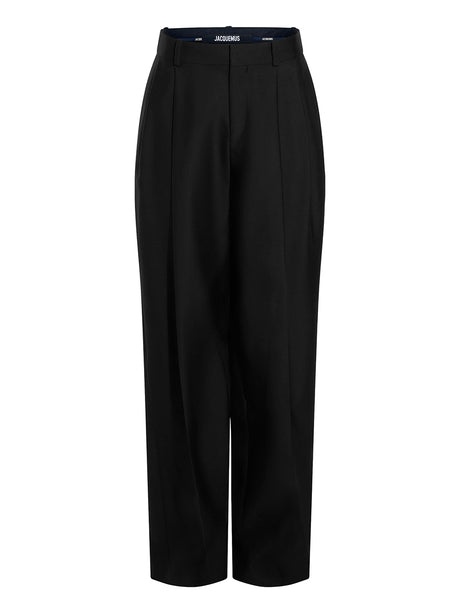 JACQUEMUS Mid-Rise Loose Fit Pants