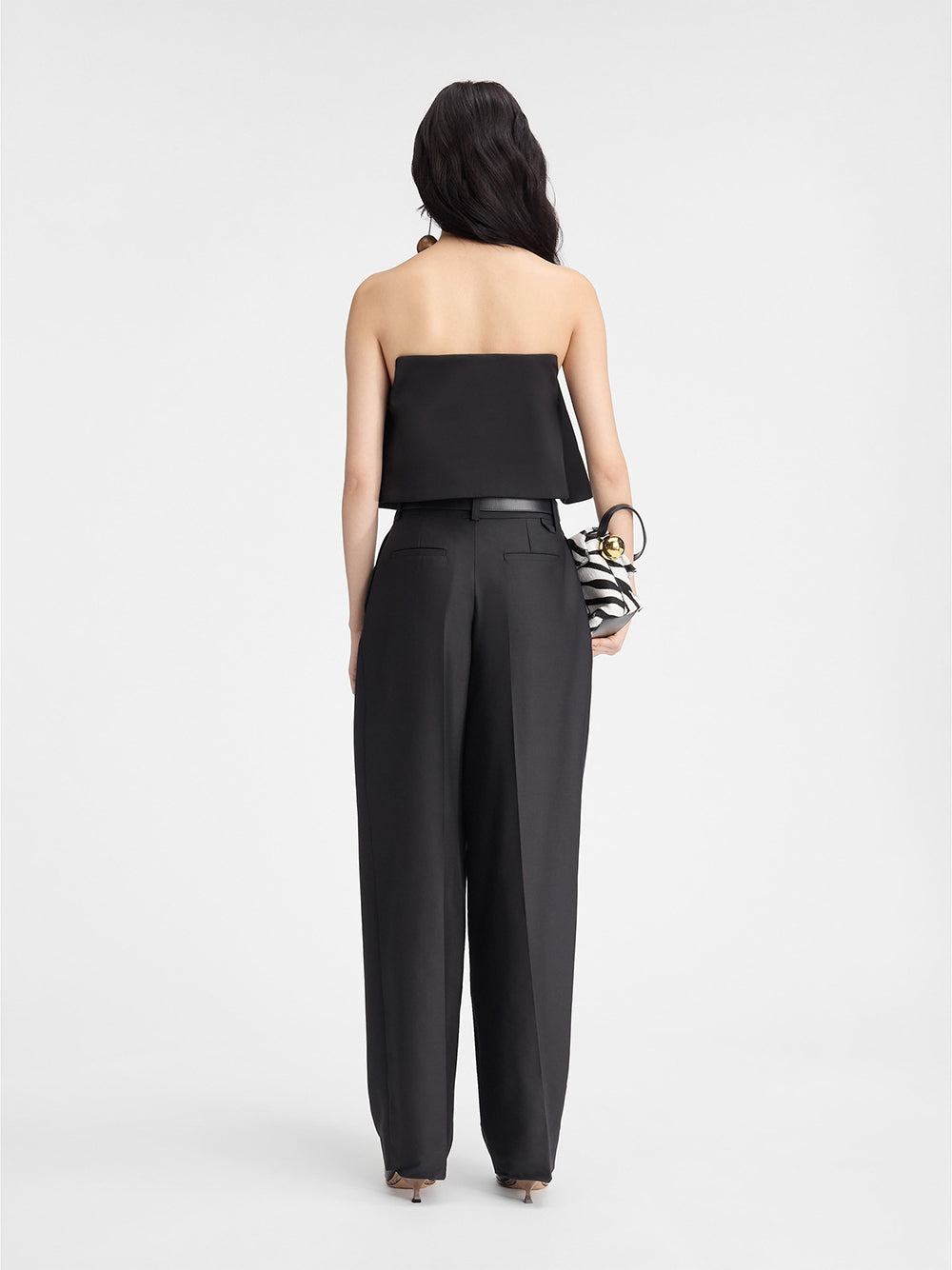 JACQUEMUS Mid-Rise Loose Fit Pants