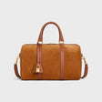 CELINE Luxury Suede Calfskin Mini Boston Handbag