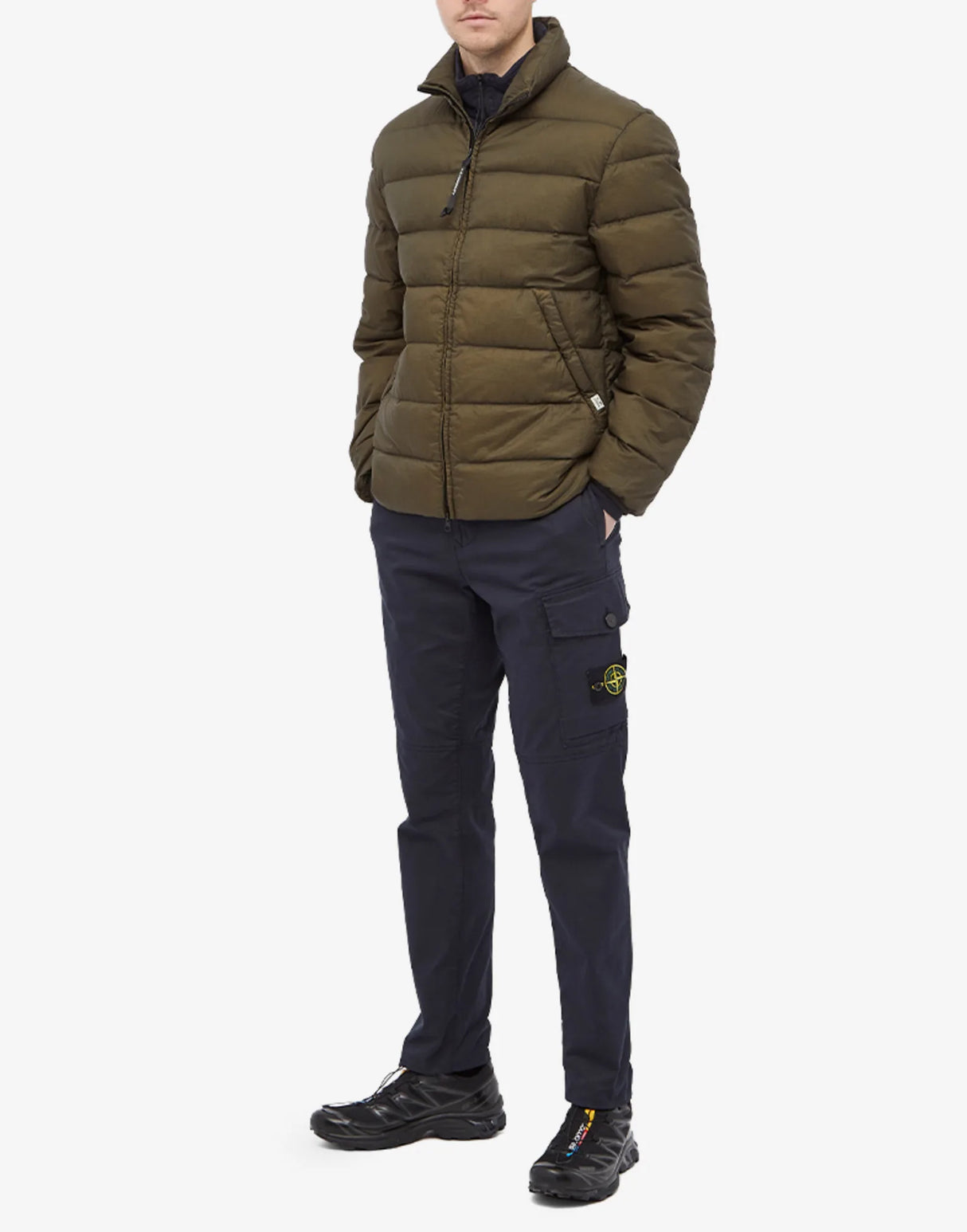 C.P.COMPANY Men's Stand Collar Down Jacket - FW24 Collection