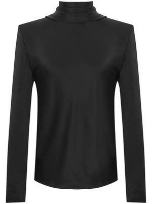 SAINT LAURENT PARIS Men's Silk Hooded Top