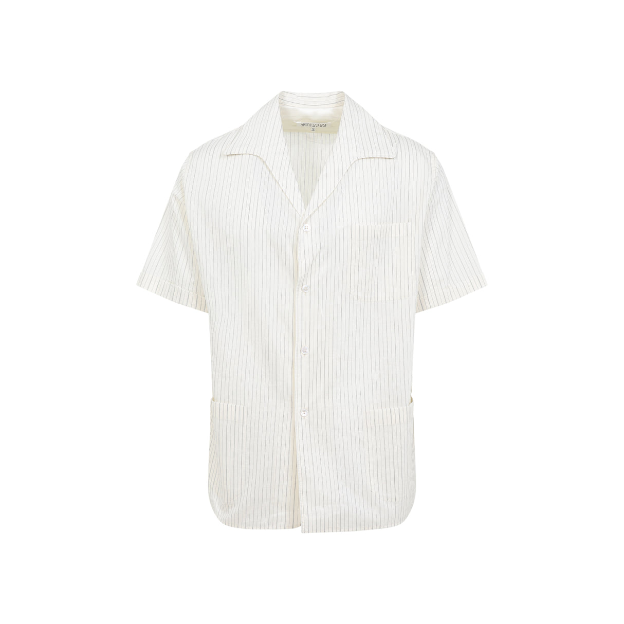 MAISON MARGIELA Men's Elegant Cotton and Silk Blend Shirt