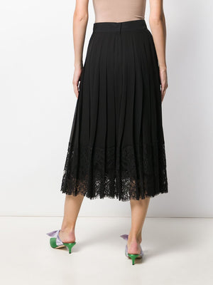 DOLCE & GABBANA High Rise Flared Midi Skirt for Men