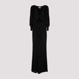 SAINT LAURENT Long Cut Out Dress for Effortless Elegance