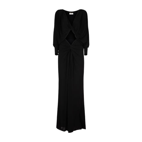 SAINT LAURENT Long Cut Out Dress for Effortless Elegance