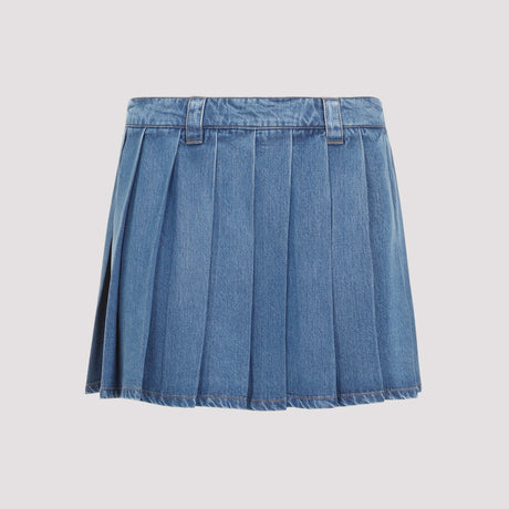 MIU MIU Chic Lyocell Midi Skirt