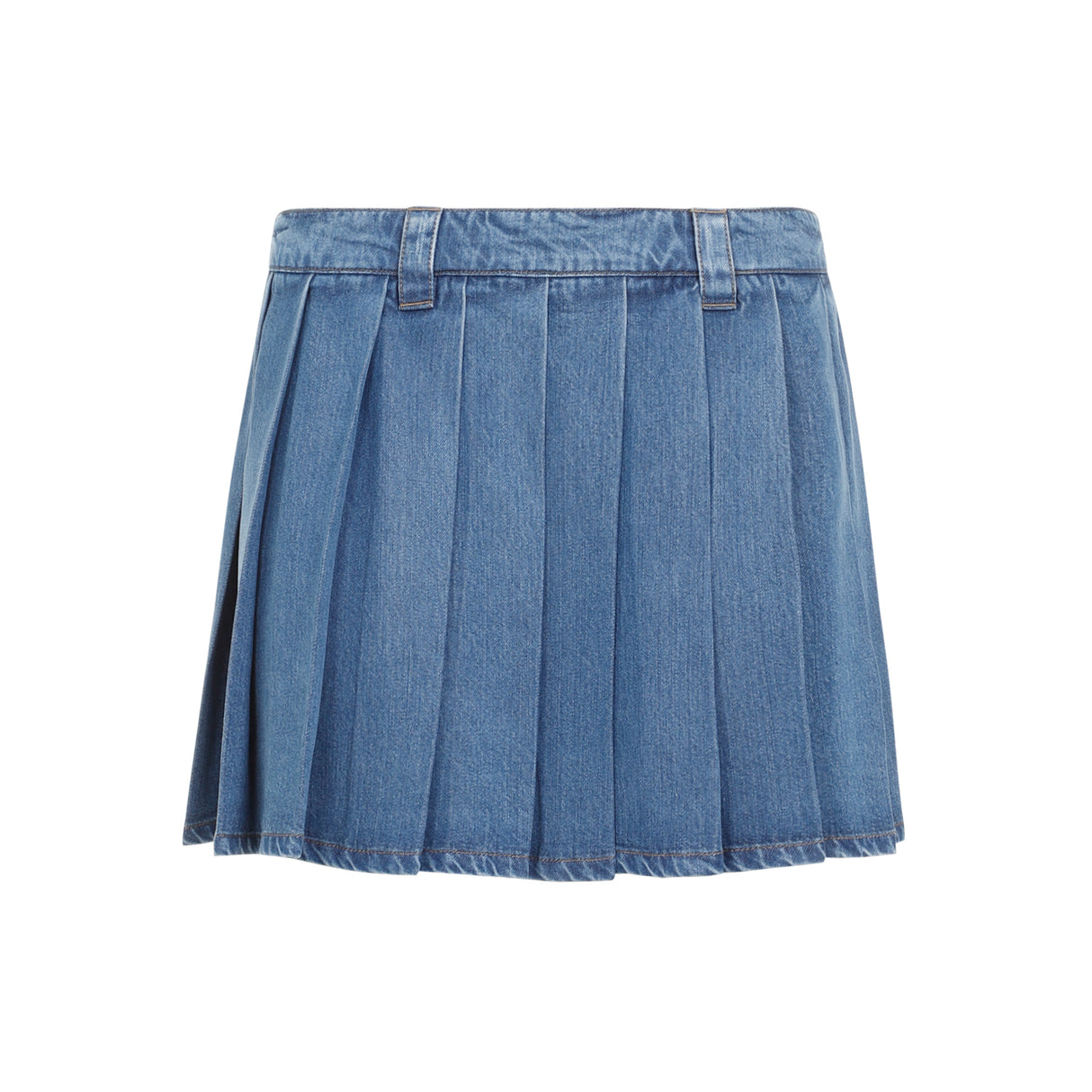 MIU MIU Chic Lyocell Midi Skirt