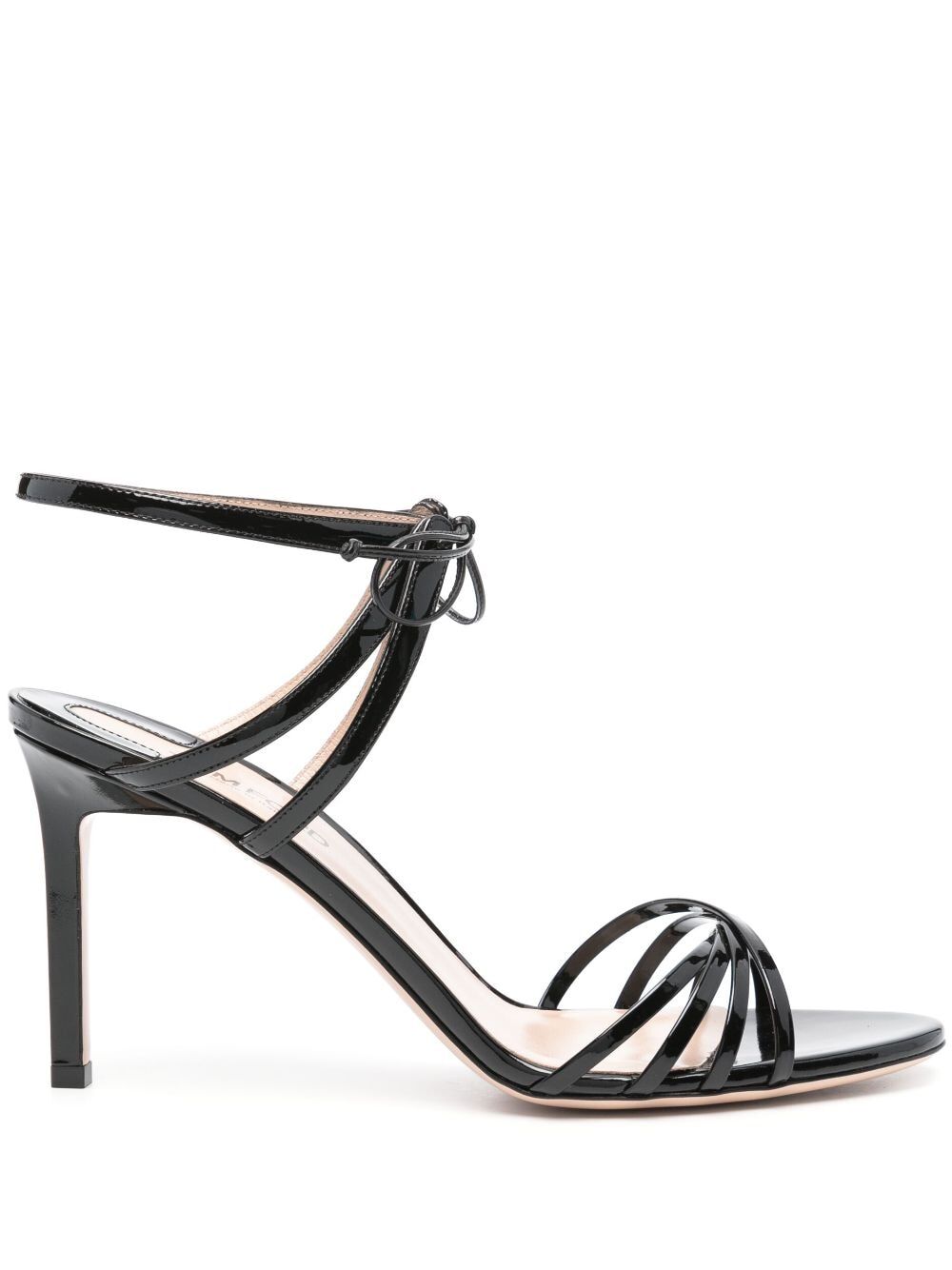 TOM FORD Stylish Patent Leather Sandals with 8.5 cm Heel