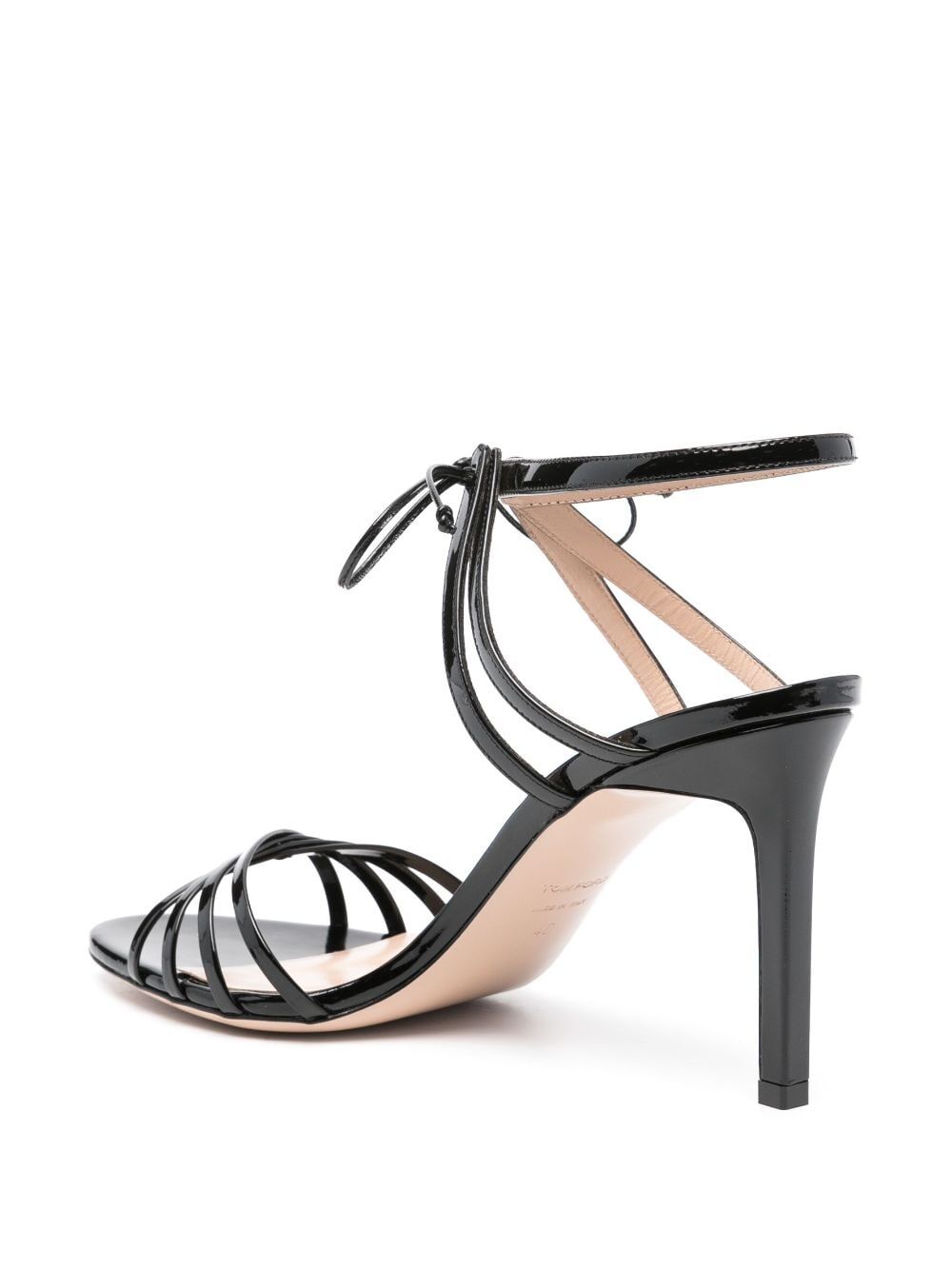 TOM FORD Stylish Patent Leather Sandals with 8.5 cm Heel