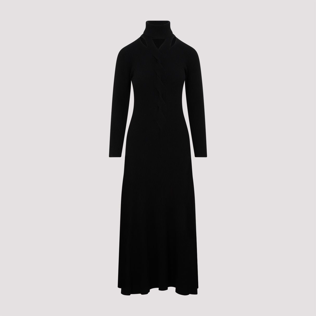 FABIANA FILIPPI Elegant Virgin Wool Long Dress