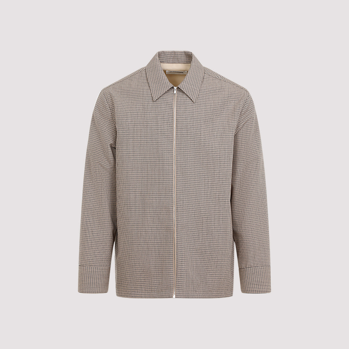 JIL SANDER Virgin Wool Button-Up Shirt