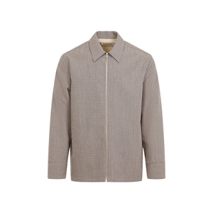 JIL SANDER Virgin Wool Button-Up Shirt