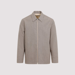 JIL SANDER Virgin Wool Button-Up Shirt