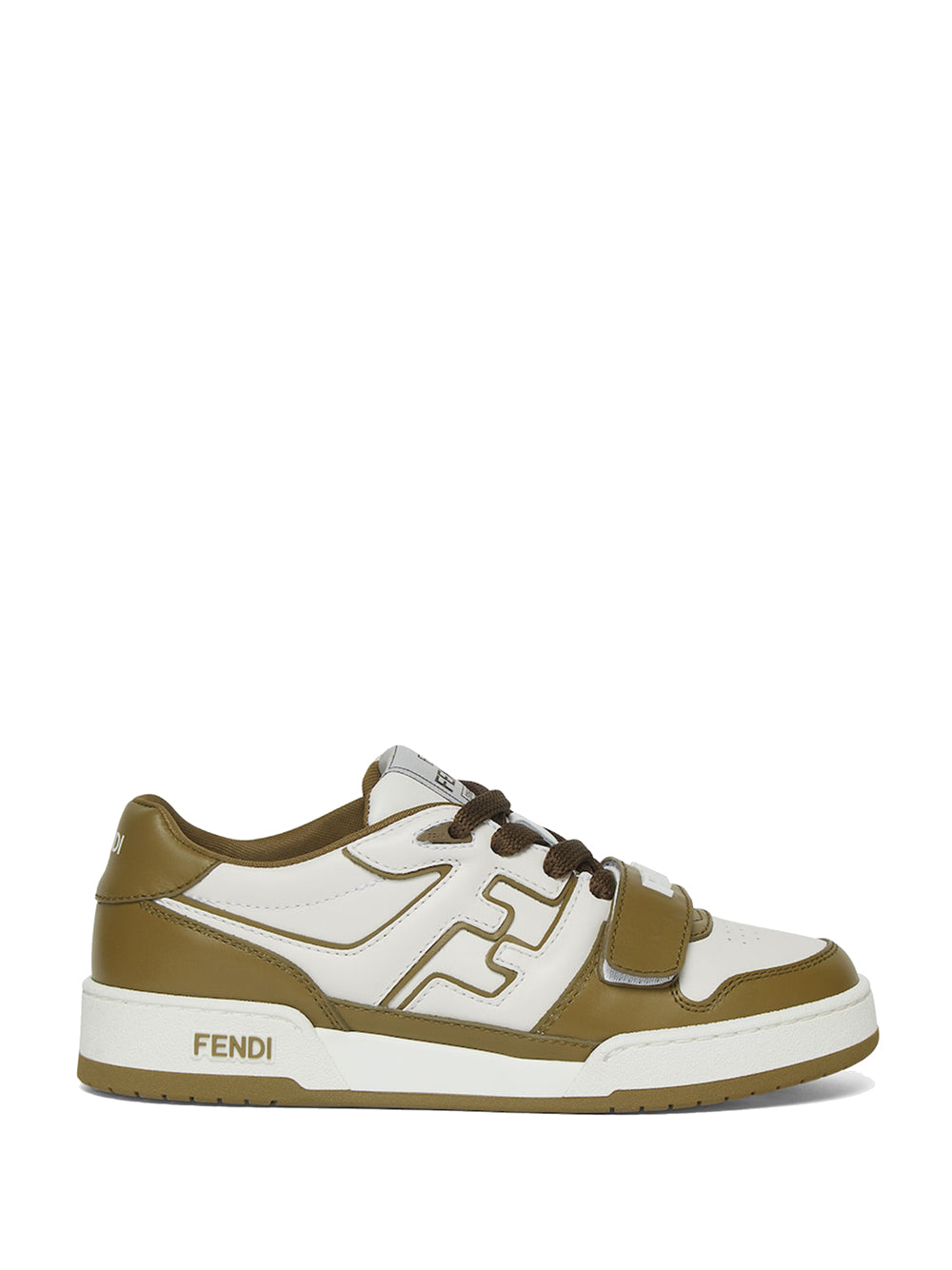 FENDI Men's Leather Sneakers - Match Series 2 cm