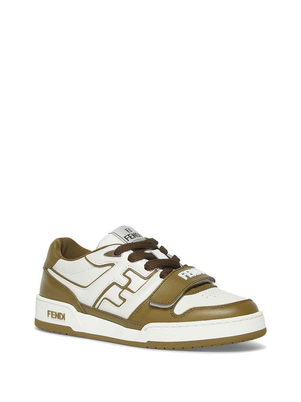 FENDI Men's Leather Sneakers - Match Series 2 cm