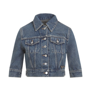 PRADA Denim Mini Jacket for SS25