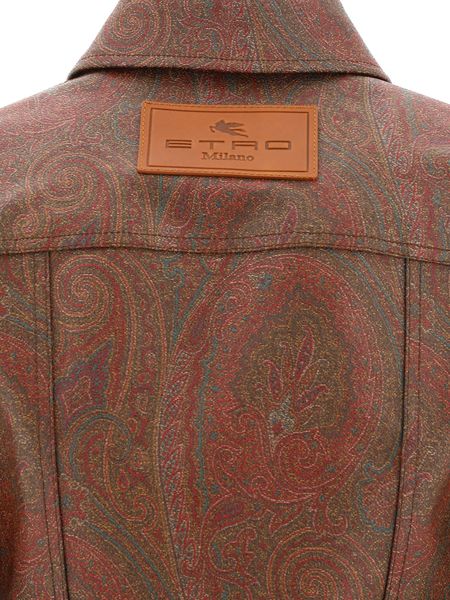 ETRO Multicolor Paisley Jacquard Cotton Jacket for Women - SS23