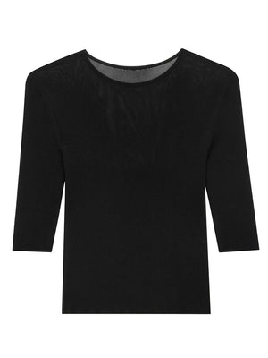 SAINT LAURENT PARIS Short Sleeve Viscose Top for Men