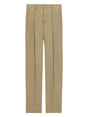 SAINT LAURENT PARIS High-Waisted Carrot Trousers for Women