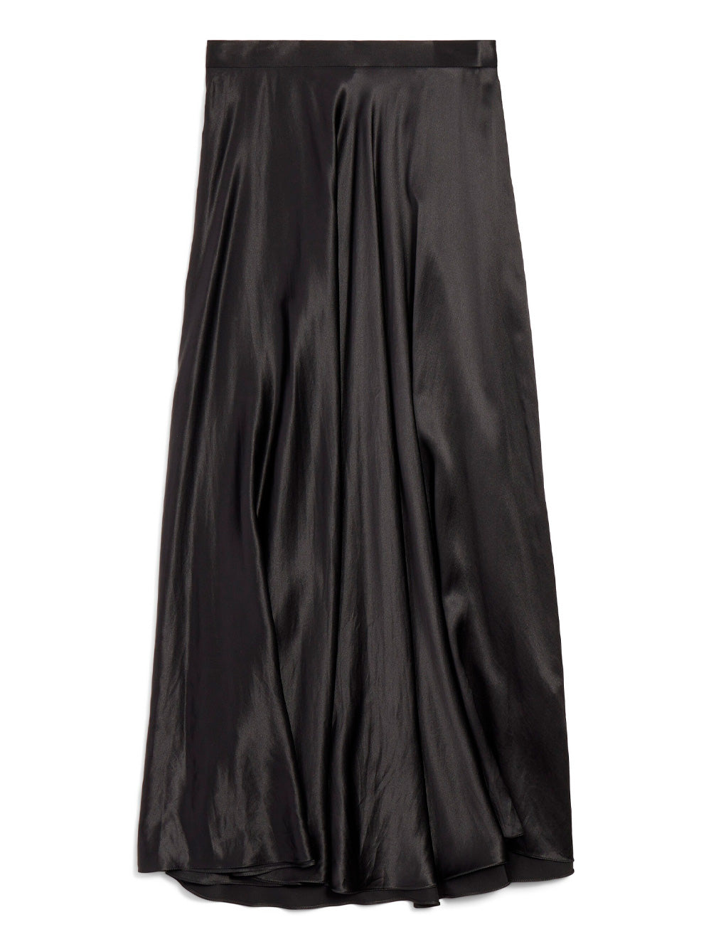 BALENCIAGA Asymmetric Draped Skirt - Below-the-Knee Length