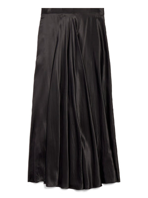 BALENCIAGA Asymmetric Draped Skirt - Below-the-Knee Length