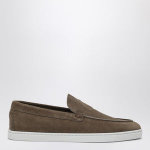 CHRISTIAN LOUBOUTIN Men's Suede Varsiboat Boat Shoes