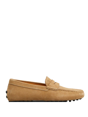 TOD`S Suede Rubber Driving Loafers