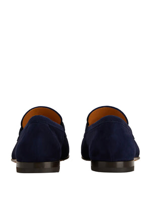 TOD`S Women's Suede Loafers with Leather Sole