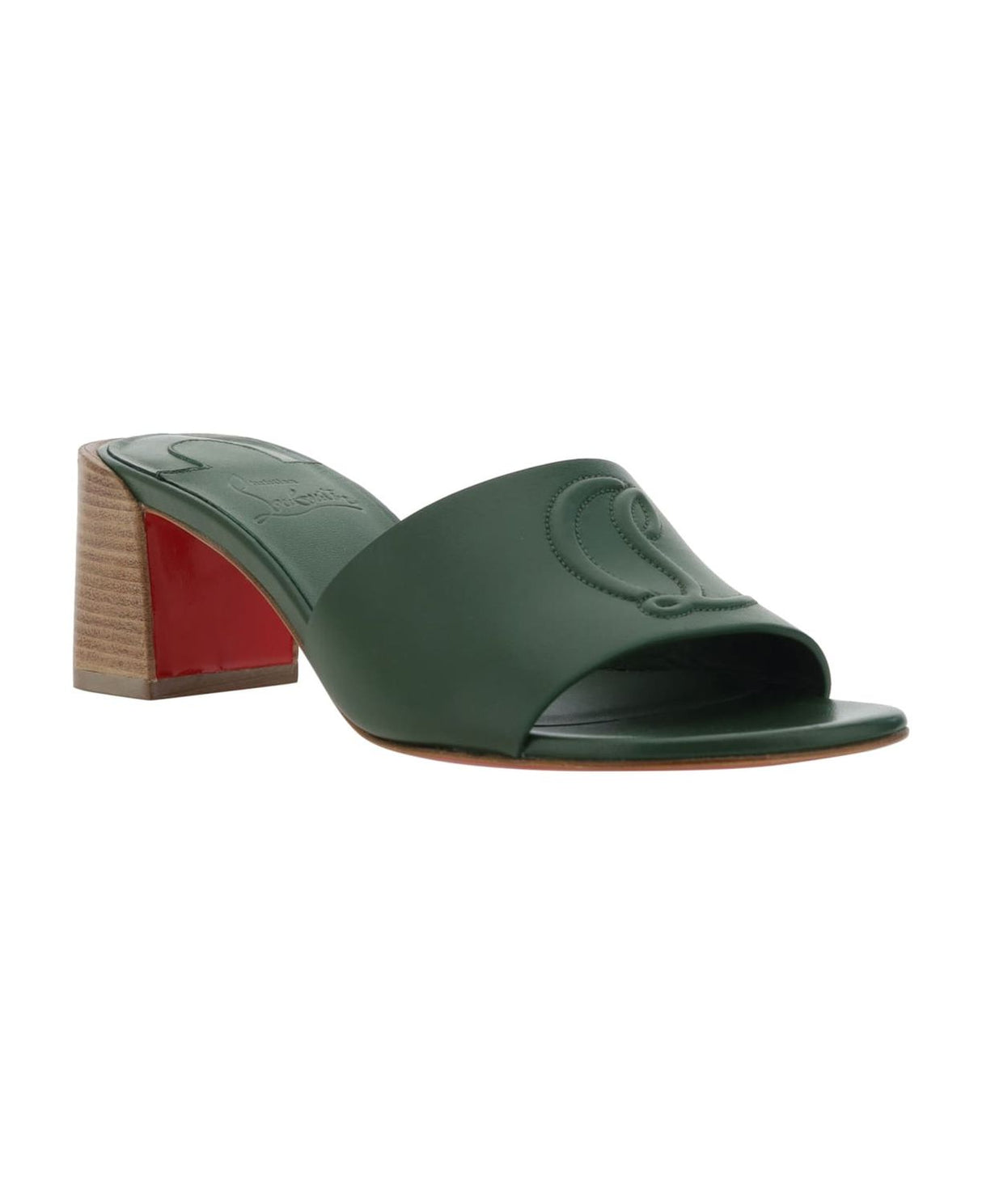 CHRISTIAN LOUBOUTIN Luxurious Flat Slide Sandals - 55MM