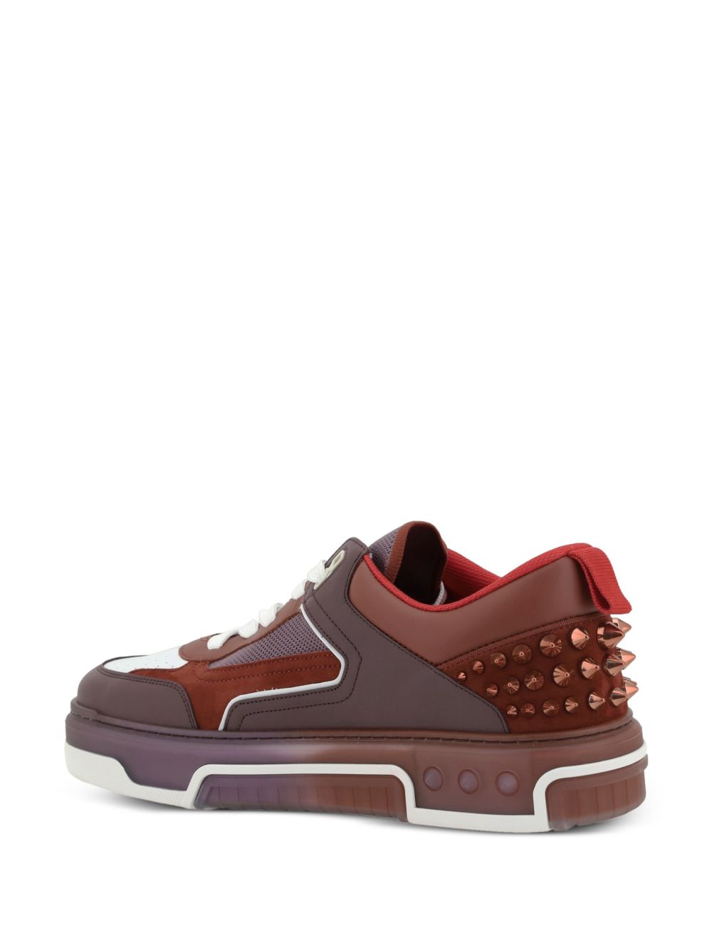 CHRISTIAN LOUBOUTIN Premium Leather Lace-Up Sneakers for Men