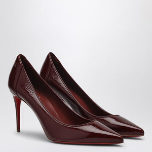 CHRISTIAN LOUBOUTIN Patent Leather Pointed Toe Pumps - Slim Heel