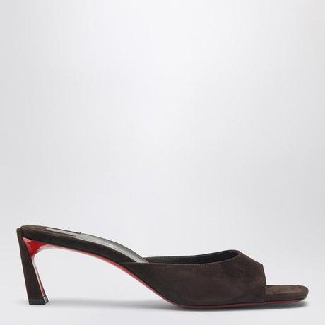 CHRISTIAN LOUBOUTIN Open Toe Medium Heel Flat Sandals