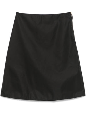 PRADA A-Line Nylon Midi Skirt for Men