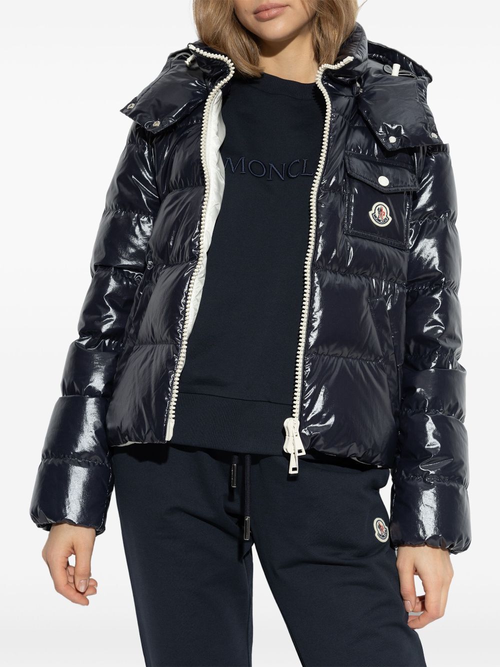 MONCLER Men's Mini Hooded Short Down Jacket